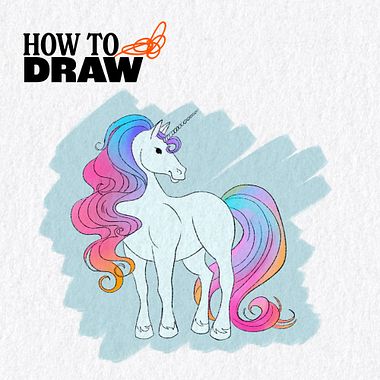 Free Tutorial: How To Draw a Unicorn