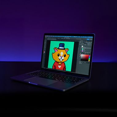 Free Illustration Tutorial: How to create a pixel-style portrait