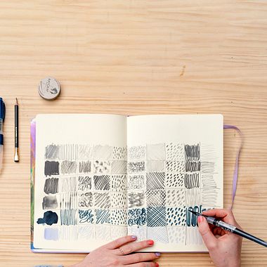 Descarga gratuita: PDF Ejercicios de acuarela en cuaderno de bocetos