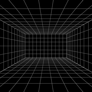 Guide to drawing in perspective at a vanishing point