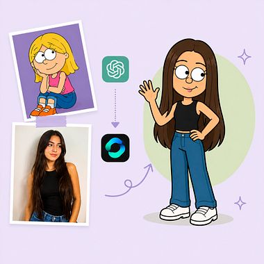 Create your own Lizzie McGuire-style avatar for social media using AI