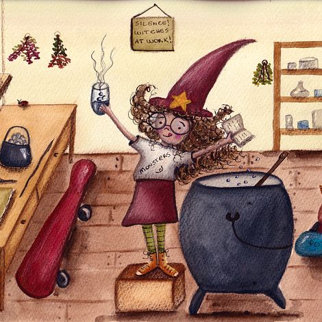 The Little Witch and her friends