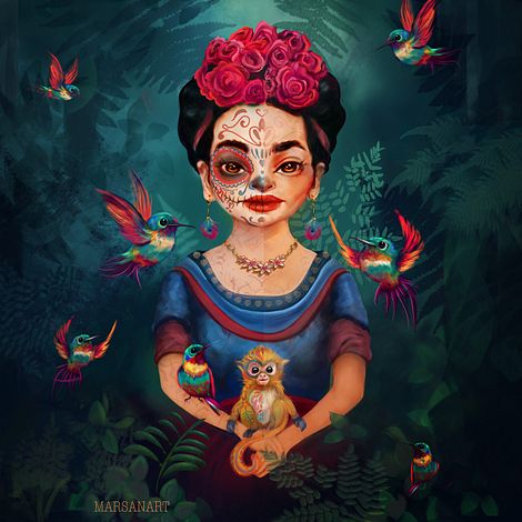 FRIDA , la vida