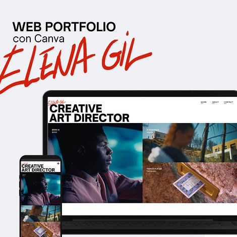 Web Portfolio Profesional con Canva