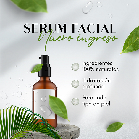 Gráfico sobre skincare para redes sociales en Canva