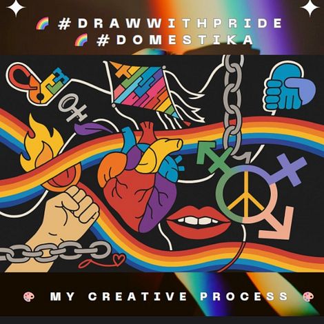 Colors of Pride: A Collage of Identity, Love, and Resistance