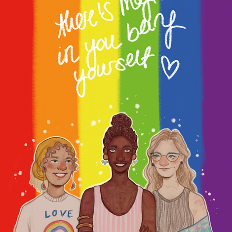 There's magic in you being yourself - #DrawWithPride