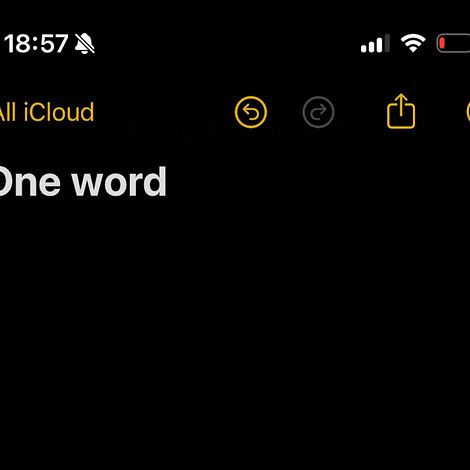 One word
