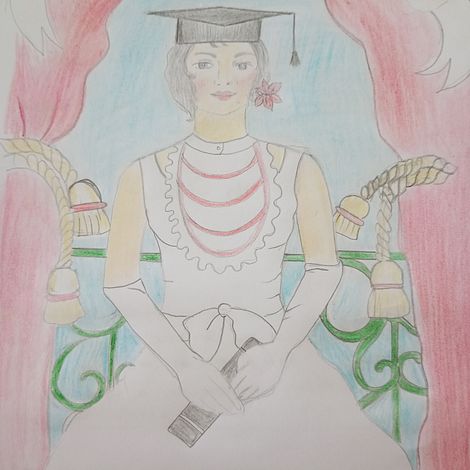 Retrato de uma mulher realizada 