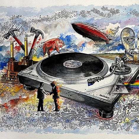 Pink Floyd e Led - Vinil