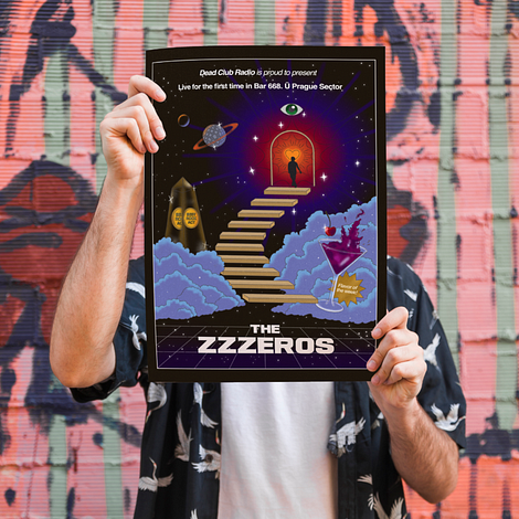 Gig Poster para The Zzzeros (Nothing But Thieves)