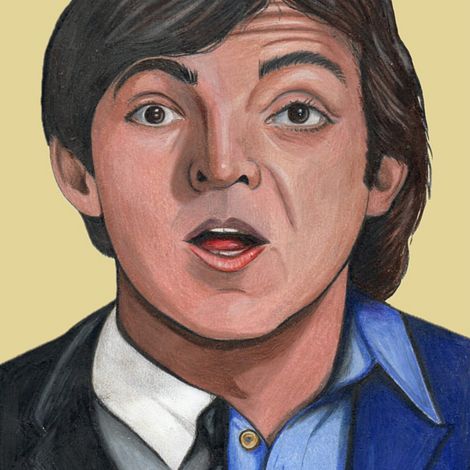 Portrait of Paul McCartney