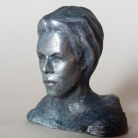 David Bowie Min Sculpture " The Man Who Fell To Earth Phase "