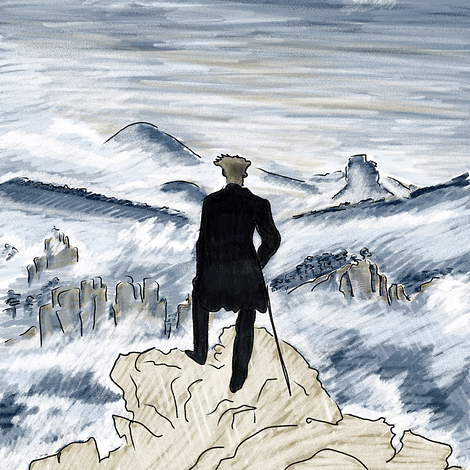 The Wanderer and the Sea of Clouds 