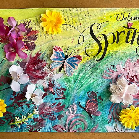 Welcome Spring Collage