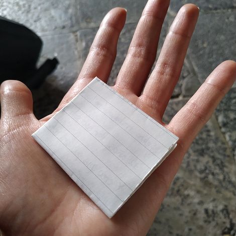 The letter you wrote to me