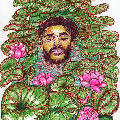 Sid Sriram Illustration