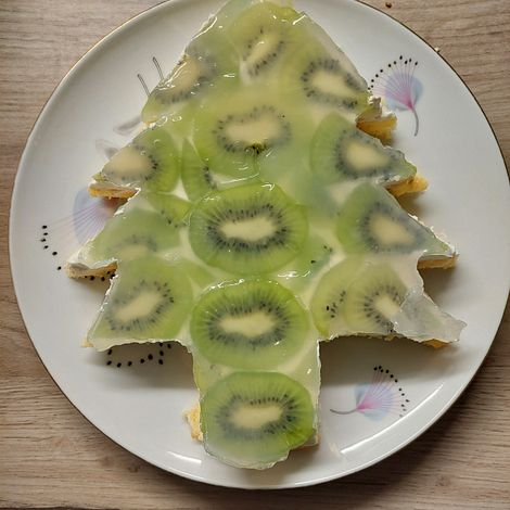 A Wonky Tropical Christmas Cake