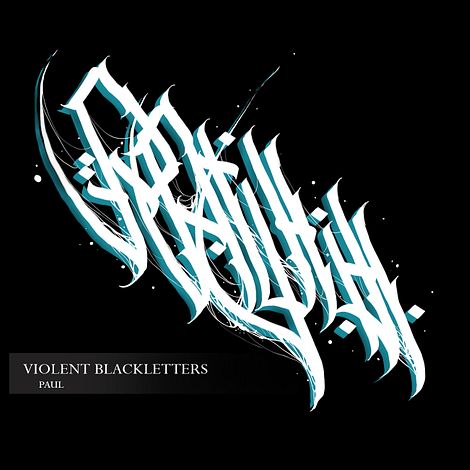 Brutal Dark Lettering