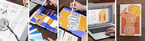 Online Course - Illustration and Lettering: Create a Book Cover (Manon ...