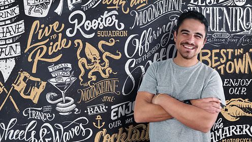 Large Format Lettering by Panco Sassano