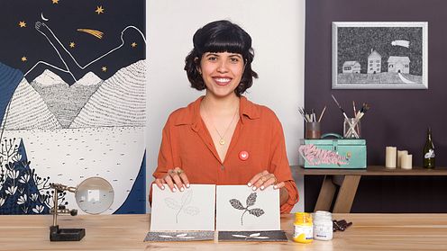 Creative Drawing with Ink and Gouache