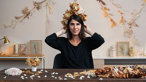 Tocado floral: crea tu complemento de flores