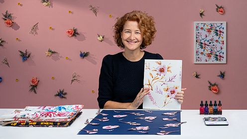 Criação de patterns em aquarela