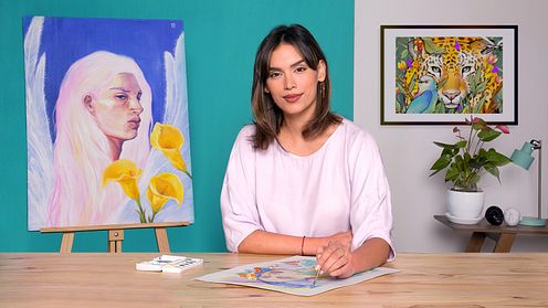 Watercolor Illustration: Nature and Life by Fefa Cox