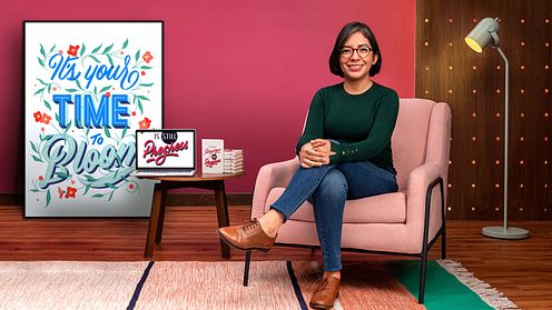 Vectorized Lettering: From Sketch to Screen by Rebeca Anaya