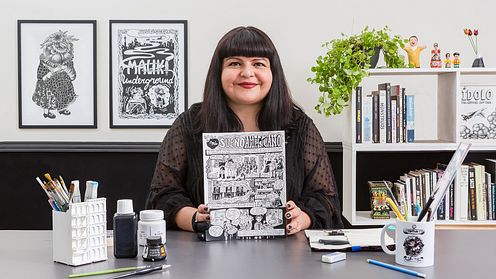 Schöpfung von autobiografischen Graphic Novels 