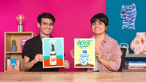 Creative Drawing with Oil Pastels by Fortuna Studio