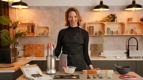 Création de textures avec du chocolat
