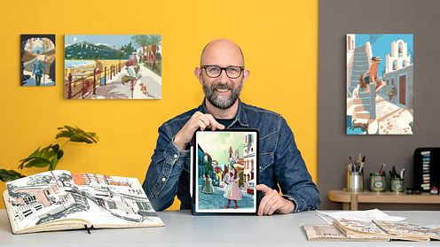 Ilustração de viagem: recrie seu lugar favorito