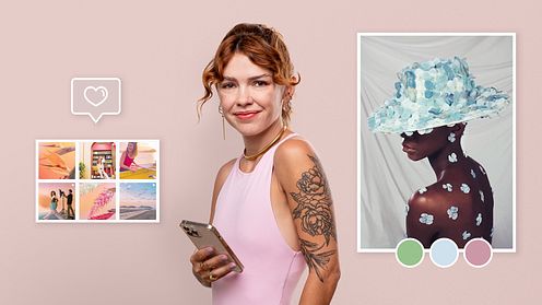 Visual Content Production for Social Media by Spinoff