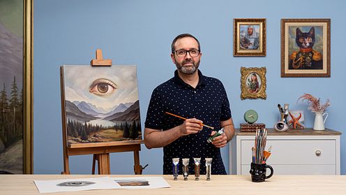 Oil Painting: Create Surreal Landscapes by Paul Neberra