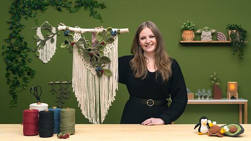 Macramé en 3D: crea tapices botánicos