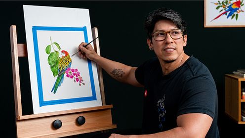 Watercolor Painting: Naturalistic Birds and Wildlife Art
