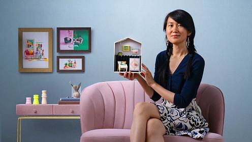 Criação de casas e móveis em miniatura para iniciantes