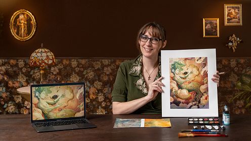 Illustrazione tradizionale e digitale: crea arte fantastica passo dopo passo
