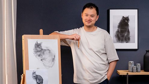Expressive Drawing with Charcoal by Tianyin Wang