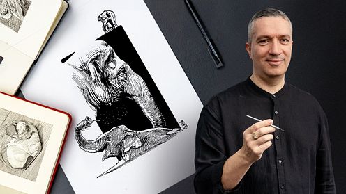 Dessinez la faune à l’encre : illustrez des animaux réalistes étape par étape