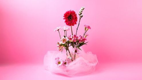 Creatieve bloemendecoratie en bloemenontwerp