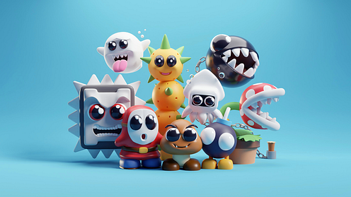 Especialización de licuador: Animación de personajes maestros y representación 3D
