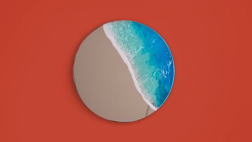 Guided Course: Create unique mirrors with resin