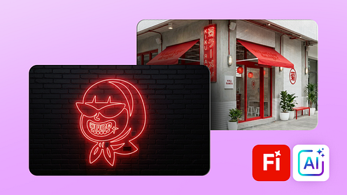 AI Brand Content Creation: Design Presentation with Firefly