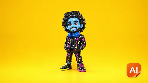 Design de avatares com IA: das suas fotos a um personagem animado com FLORA