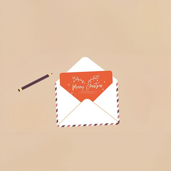 Cómo hacer tus propias postales navideñas ilustradas: paso a paso con ideas de lettering y collage