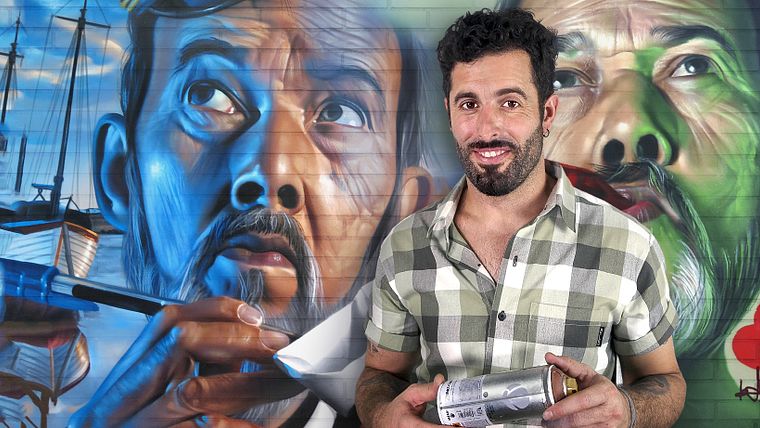 Iniciação à pintura com spray
