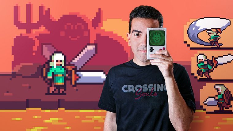 Animacja postaci w stylu pixel art do gier wideo